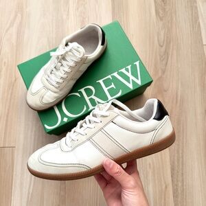 J Crew Field Sneakers - Natural Black